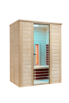 Preview: Infraworld® Infrarotkabine TrioSol Natura 148 Plus